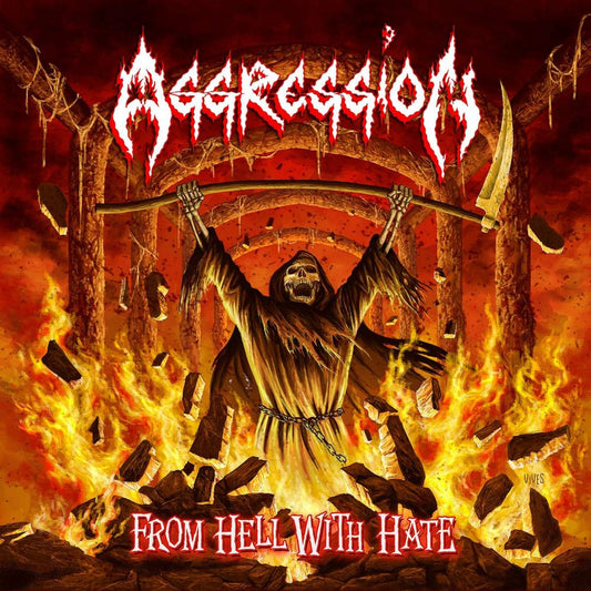 AGGRESSION From Hell With Hate LP BLK