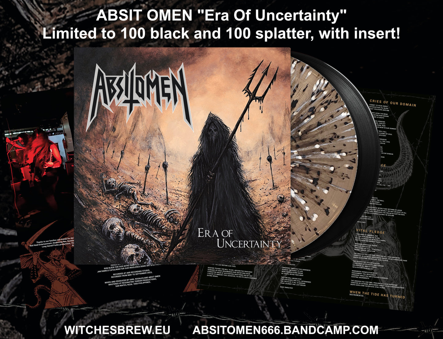ABSIT OMEN Era Of Uncertainty LP PRE-ORDER 24.12.