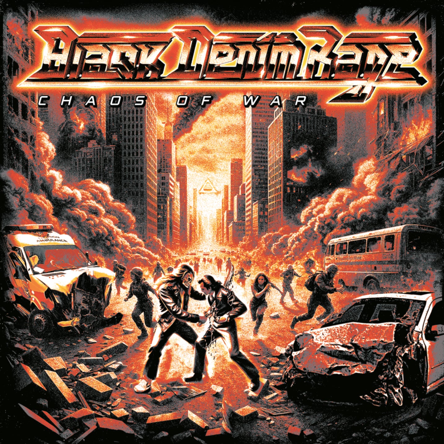BLACK DENIM RAGE Chaos Of War CD