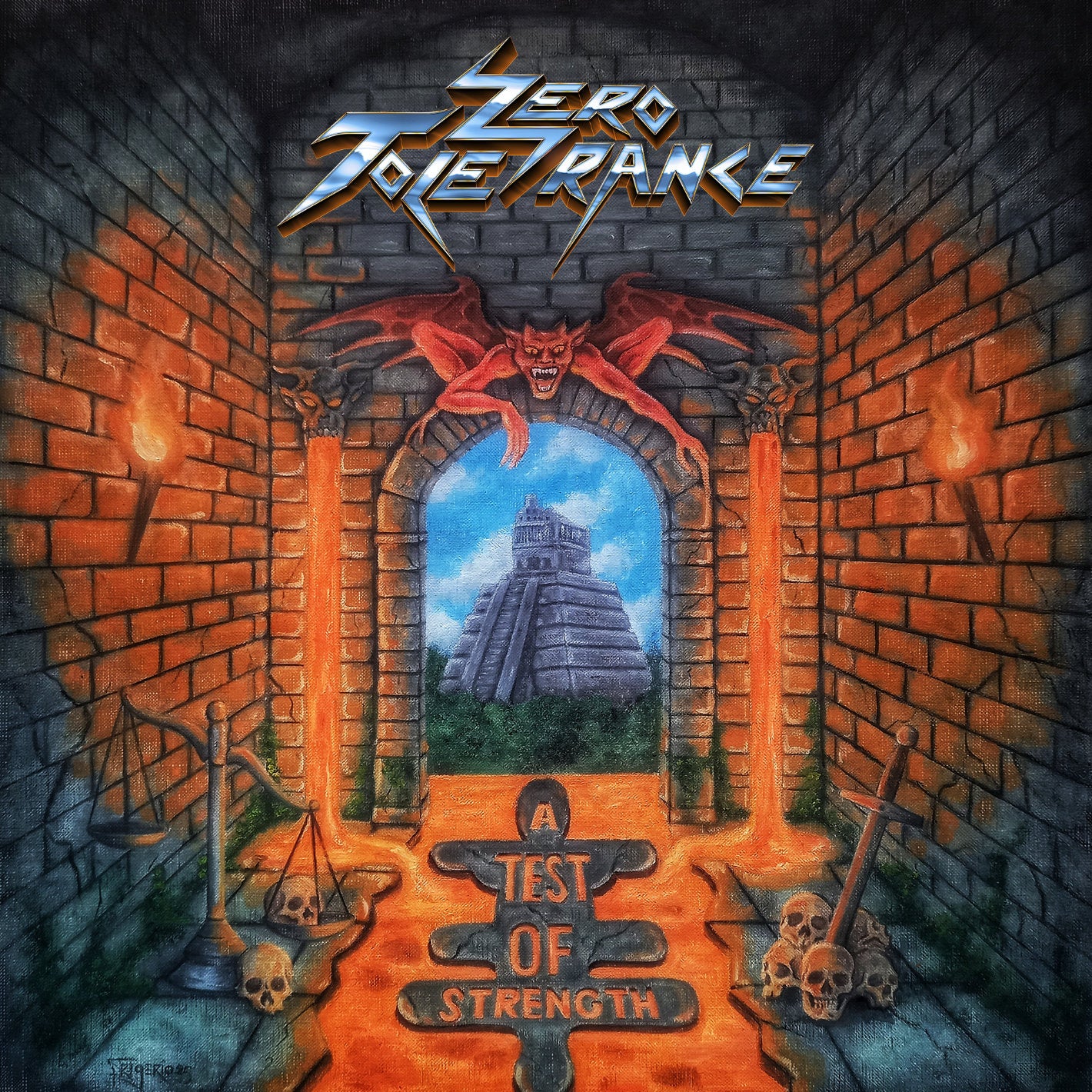 ZERO TOLERANCE A Test Of Strength CD PRE-ORDER