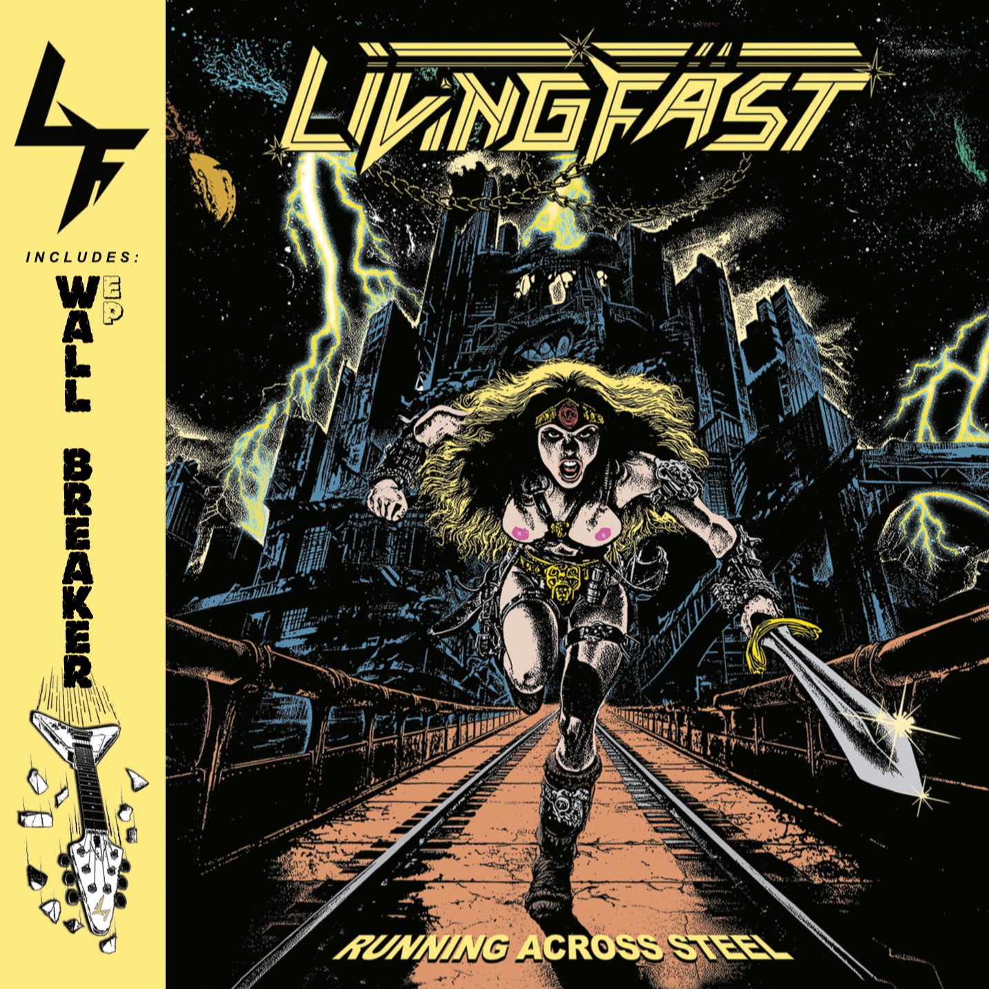 LIVING FAST Running Across Steel CD PRE-ORDER 24.04.