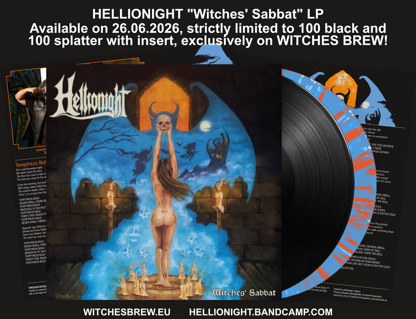 HELLIONIGHT Witches' Sabbat LP PRE-ORDER 03.07.