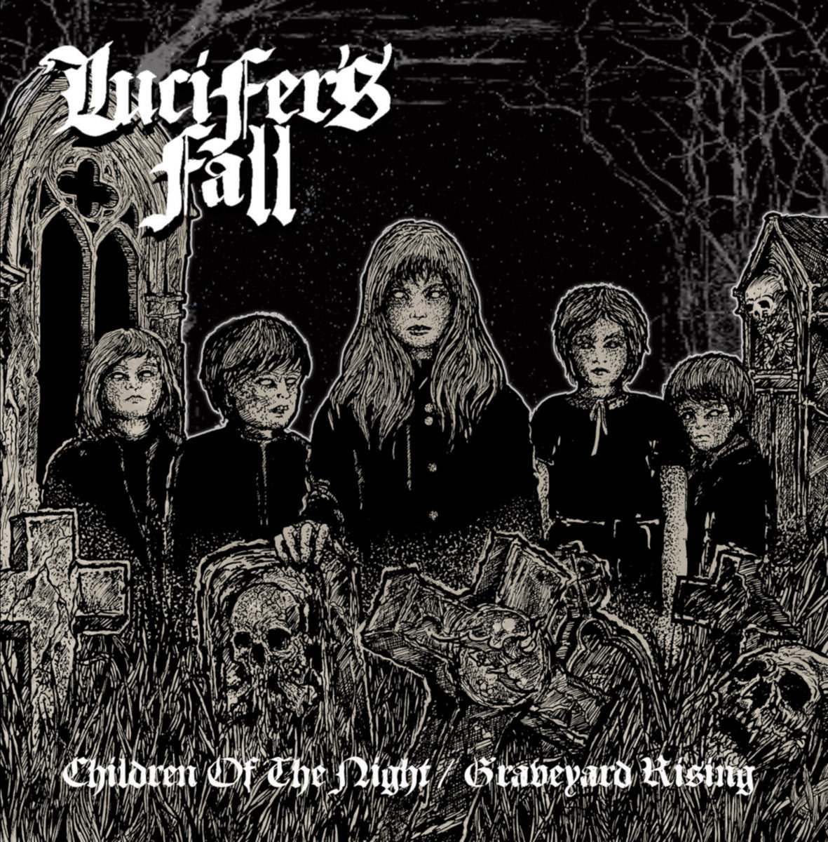 LUCIFER'S FALL Children Of The Night / Graveyard Rising CD