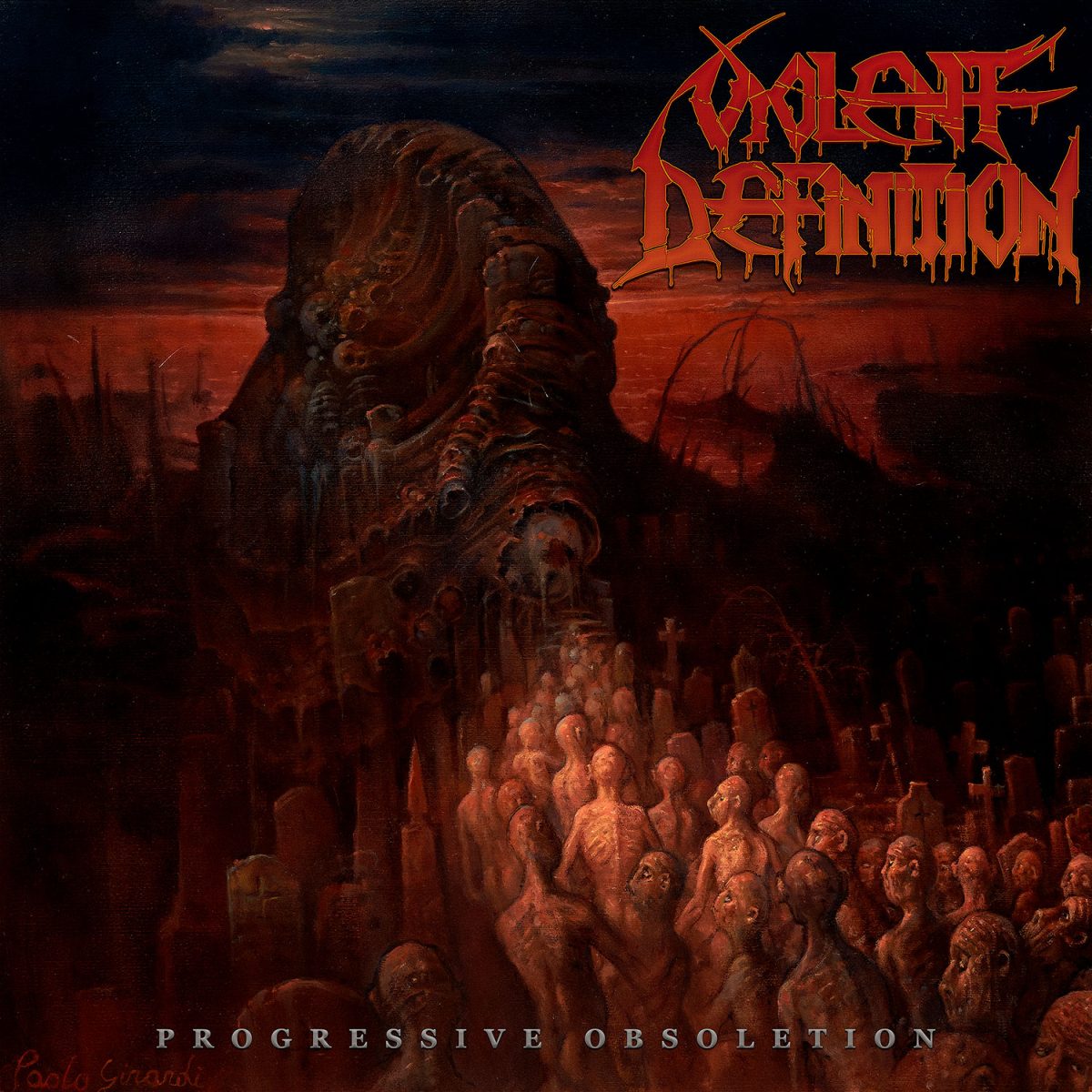 VIOLENT DEFINITION Progressive Obsoletion LP Black