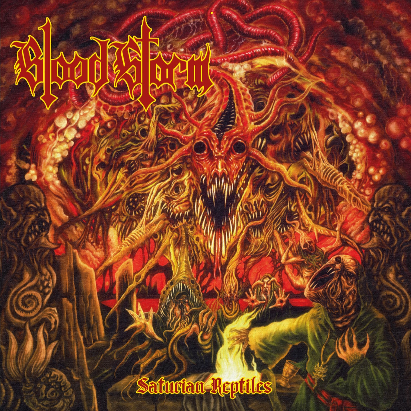 BLOOD STORM Saturian Reptiles CD PRE-ORDER