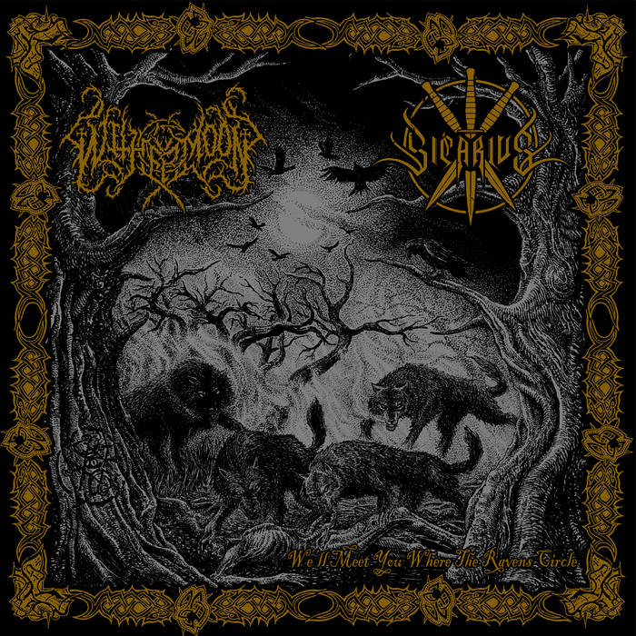 WITHERMOON / SICARIUS We'll Meet You Where The Ravens Circle SPLIT DIGI CD