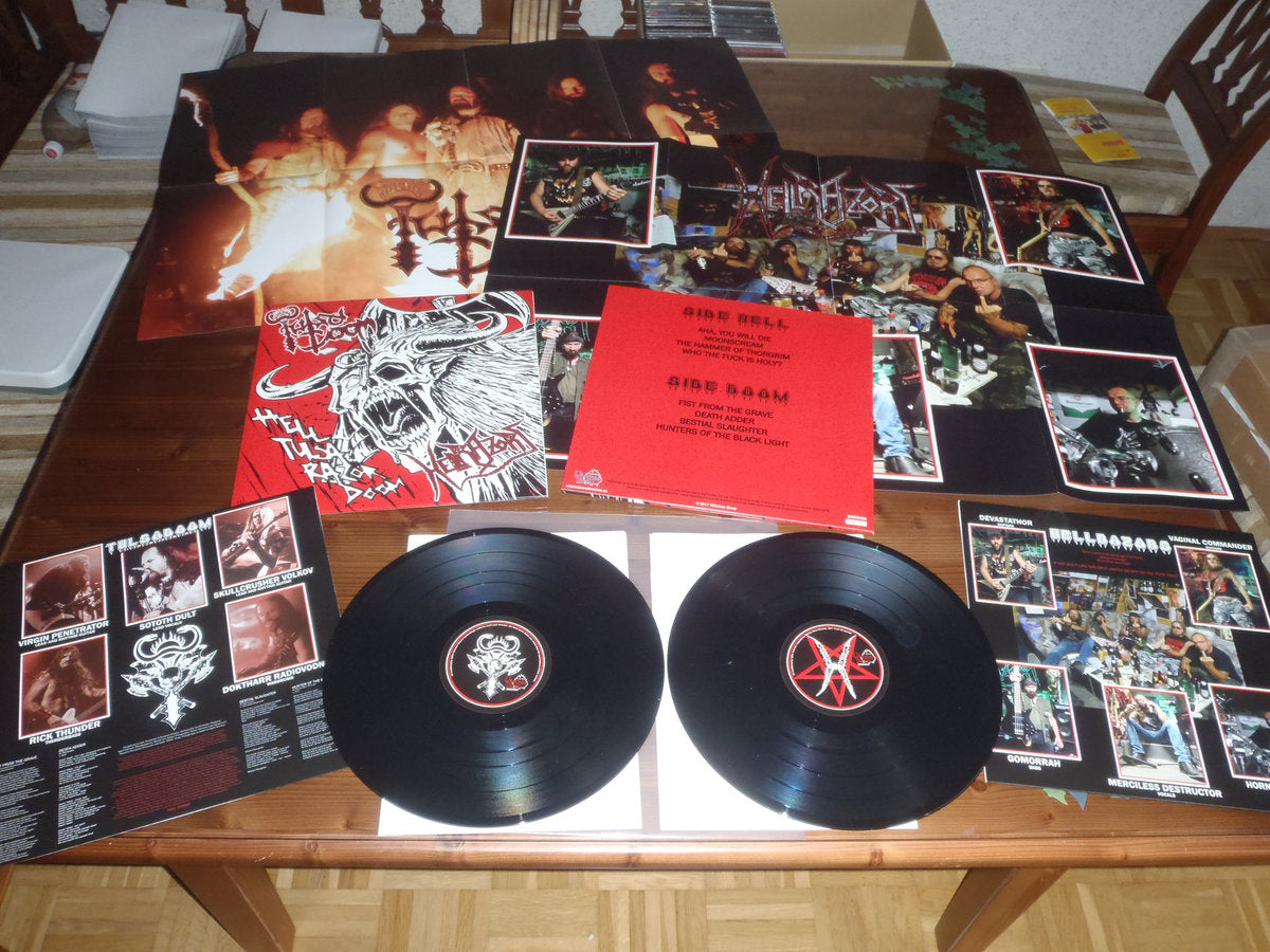 HELLRAZORS / TULSA DOOM Helltulsarazordoom LP