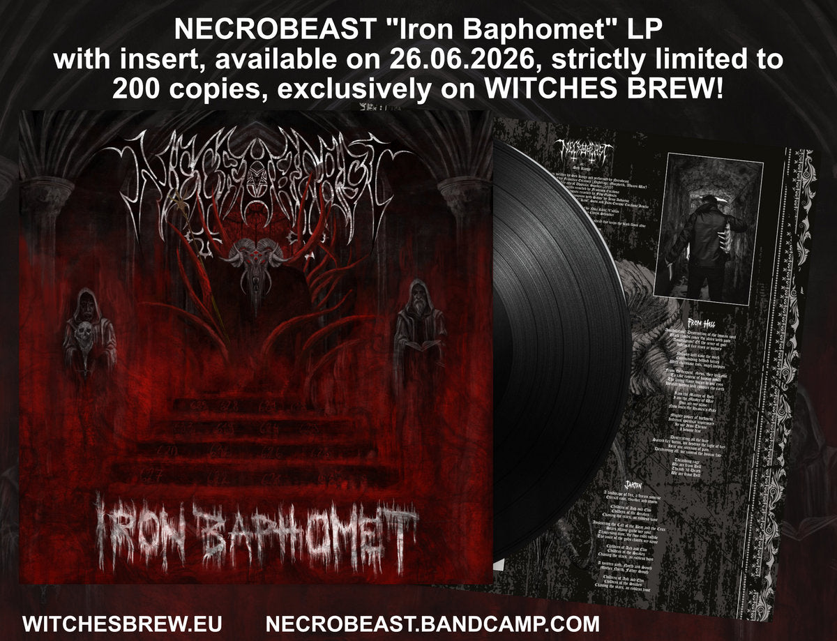 NECROBEAST Iron Baphomet LP PRE-ORDER