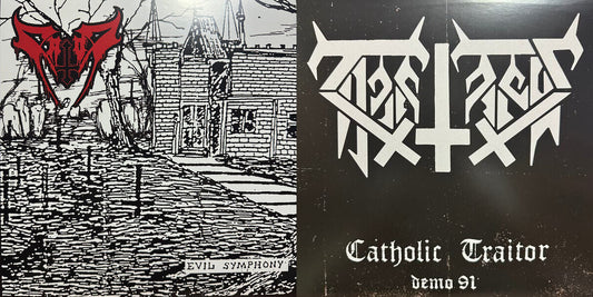 RATOR / THARTARUS Evil Symphony / Catholic Traitor Split LP
