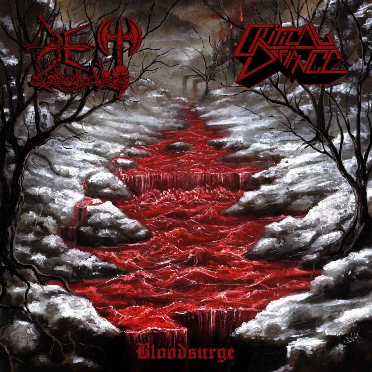 CRITICAL DEFIANCE / DET Bloodsurge Split CD