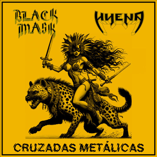 BLACK MASK / HYENA Cruzadas metálicas 7 INCH Black