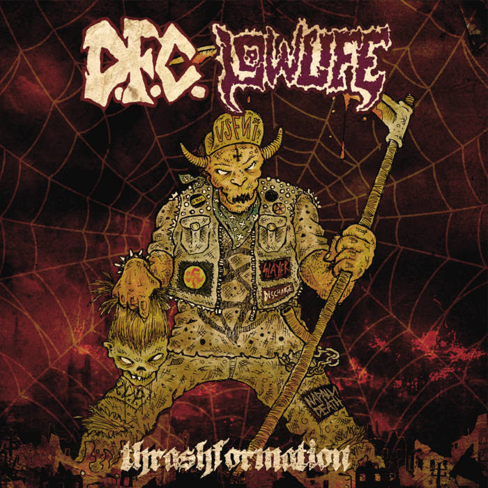 D.F.C. / LOWLIFE Thrashformation LP COL