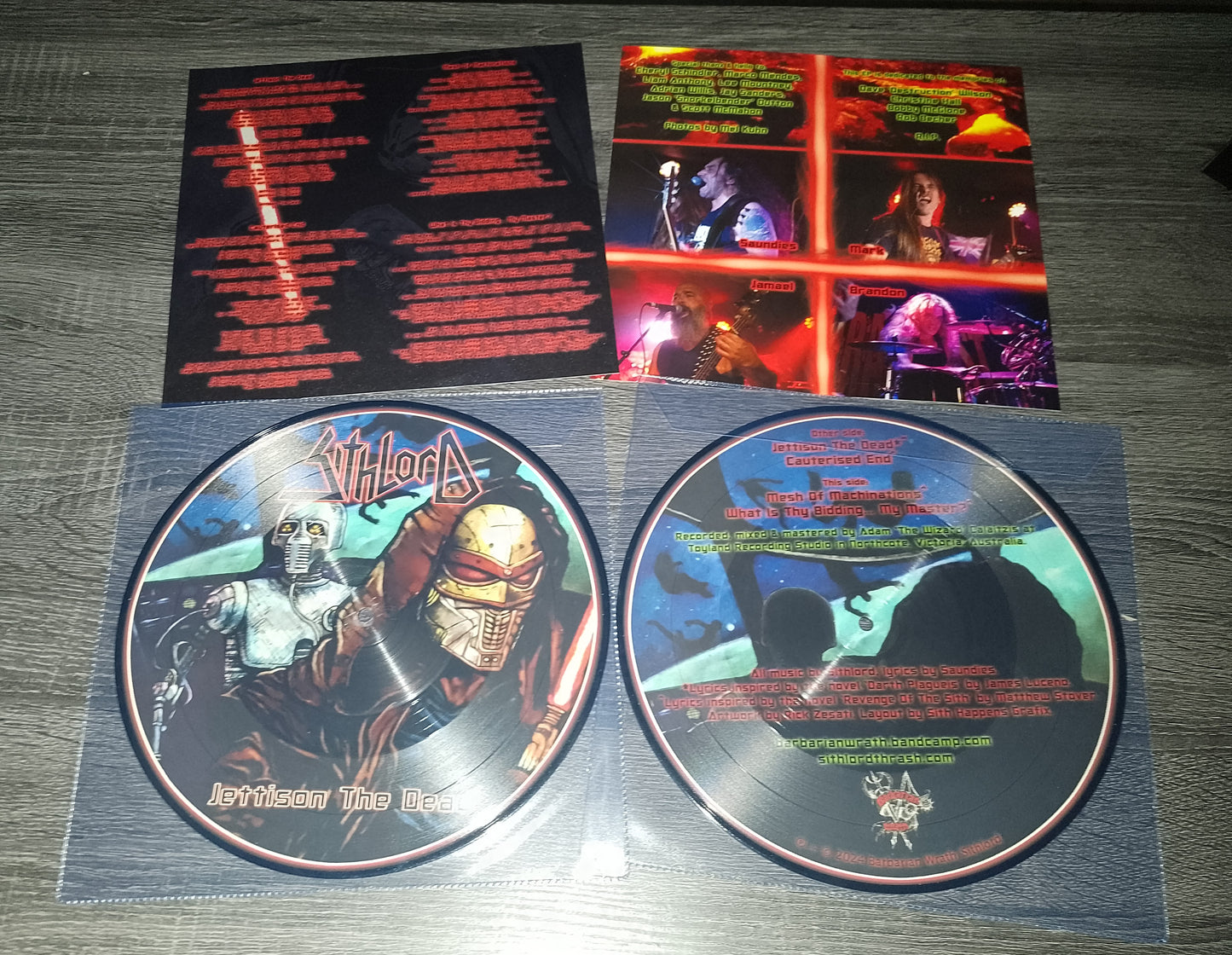 SITHLORD Jettison The Dead 10" PIC DISC