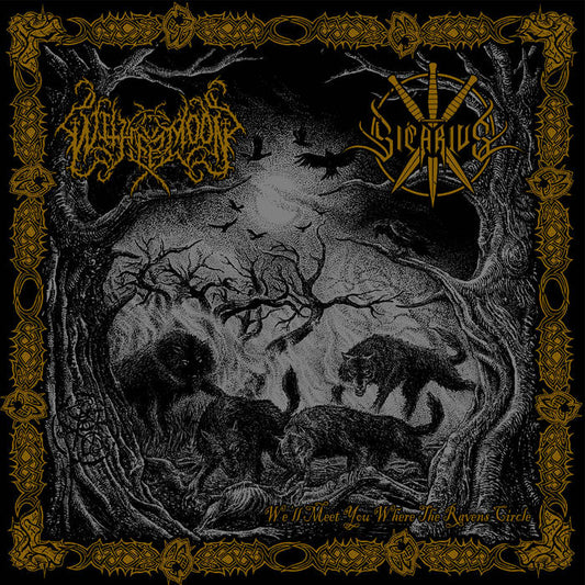 WITHERMOON / SICARIUS We'll Meet You Where The Ravens Circle SPLIT DIGI CD