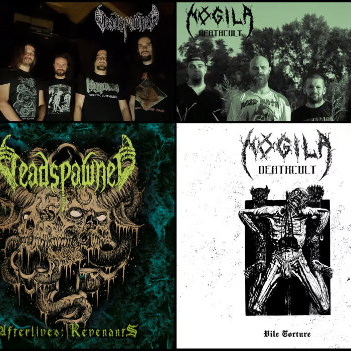 DEADSPAWNED / MOGILA DEATHCULT Afterlives: Revenants / Vile Torture Split CD