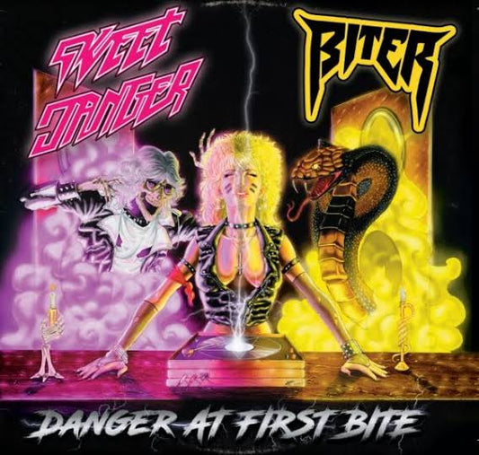 SWEET DANGER / BITER Danger At First Bite Split CD